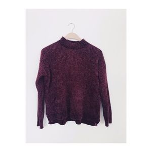 Boysenberry Chenille Sweater